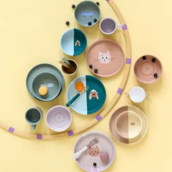 Lässig Tiny Team Dog Bord - Siliconen - Blauw Best