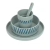 Lässig Tiny Team Dog Dinerset - Groen/Blauw Clearance