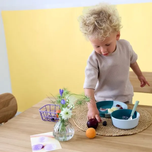 Lässig Tiny Team Dog Kommetje - Siliconen - Blauw New