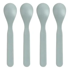 Lässig Tiny Team Dog Lepels - 4 Stuks - PP/Cellulose - Blauw Outlet