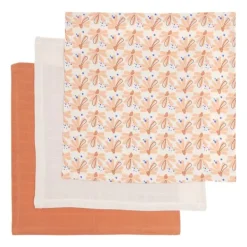 Luma Flowerfever Monddoek - Nude - 3 Stuks Discount