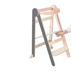 MamaToyz Leertoren - Grey Color - Hout Outlet