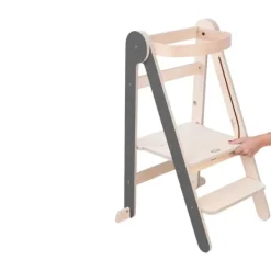 MamaToyz Leertoren - Grey Color - Hout Outlet