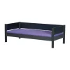 Manis-h Bed Met Uitvalbeveiliging Antraciet 90 x 200 cm Outlet