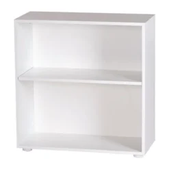 Manis-h Boekenkast 2-Vaks Breed Wit |Wit Outlet