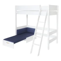 Manis-h FENRIS Combi Hoogslaper Met Lattenbodem - 90 x 160 cm Clearance