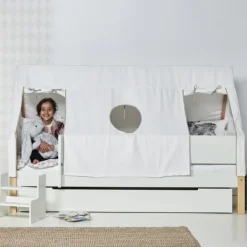 Manis-h FULLA Combinatie Huisbed Met Lattenbodem - 90 x 200 cm Sale