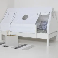 Manis-h FULLA Combinatie Huisbed Met Lattenbodem - 90 x 160 cm New