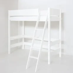 Manis-h GRETE Combi Hoogslaper Met Schuine Ladder - 90 x 160 cm Outlet