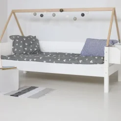 Manis-h SAGA Combinatie Huisbed Met Lattenbodem - 90 x 200 cm Outlet