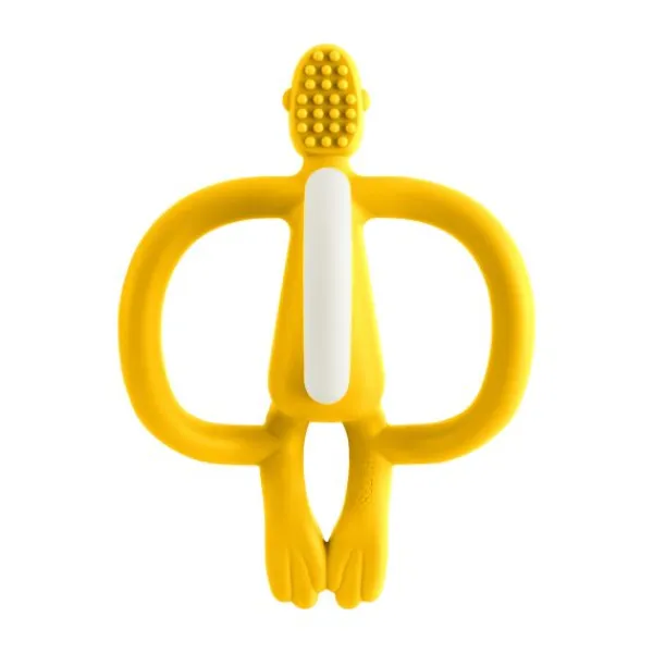 Matchstick Monkey Bijtring Yellow Clearance
