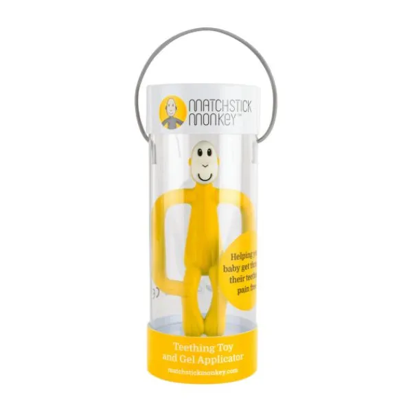 Matchstick Monkey Bijtring Yellow Clearance