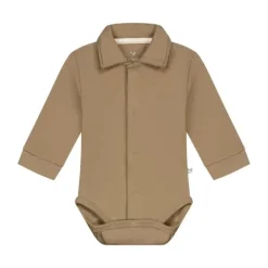 Mats & Merthe Body Met Kraag - Taupe - Maat 1 Mnd New