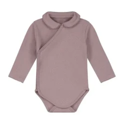 Mats & Merthe Charlotte Romper met Lange Mouwen - Rose - 6 Mnd