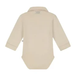 Mats & Merthe Lasse Romper met Lange Mouwen - 6 Mnd - Taupe Sale