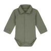 Mats & Merthe Noah Romper met Lange Mouwen - Moss - 1 Mnd New