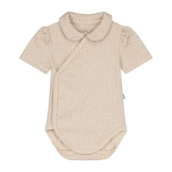 Mats & Merthe Nova Basic Lace Body - Mt. 50/56 - Short Sleeve - Buttermilk Taupe Best