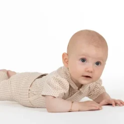 Mats & Merthe Nova Basic Lace Body - Mt. 50/56 - Short Sleeve - Buttermilk Taupe Best