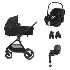 Maxi-Cosi Oxford+ Kinderwagen - Twillic Graphite | Maxi-Cosi Pebble 360 Pro 2 Autostoeltje | Maxi-Cosi FamilyFix 360 Pro | Autostoel Adapters Online