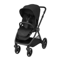 Maxi-Cosi Oxford+ Kinderwagen 3-in-1 - Twillic Graphite | Maxi-Cosi Pebble S Autostoeltje - Tonal Black Best