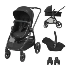 Maxi-Cosi Zelia 3 Kinderwagen Set 3-in-1 - Black Best
