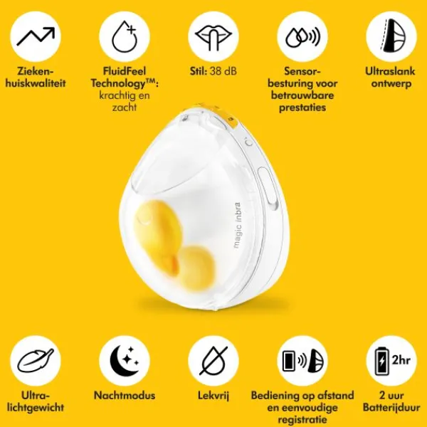 Medela Magic InBra™ Borstkolf Enkelzijdig Elektrisch Best