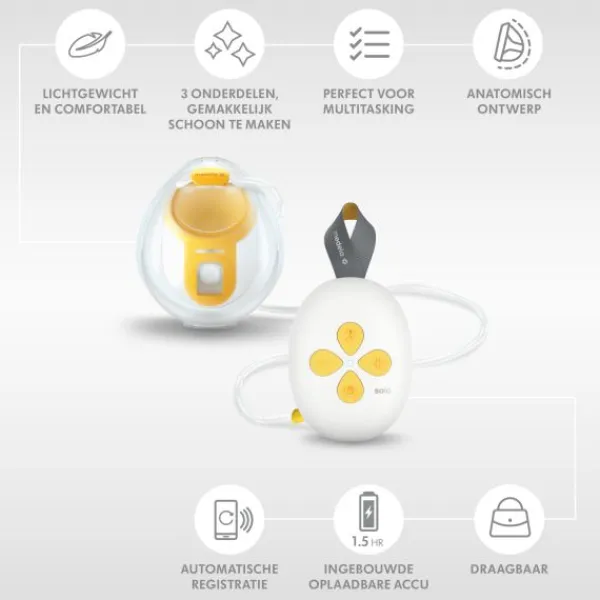 Medela Solo Hands-Free Enkele Borstkolf New