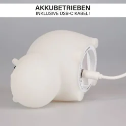 MegaLight Bad en nachtlamp oplaadbaar swimmy hippo 10,7 cm