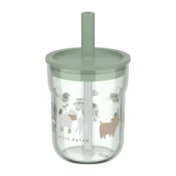 Mepal Little Farm Kinderglas Met Rietje Mio - 250 ml Blauw Sale