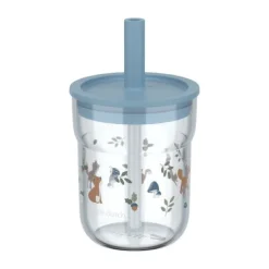 Mepal Little Farm Kinderglas Met Rietje Mio - 250 ml Blauw Sale