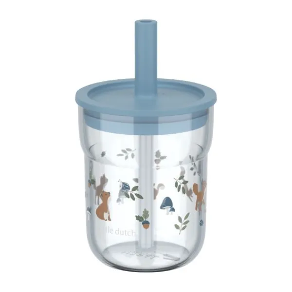 Mepal Little Farm Kinderglas Met Rietje Mio - 250 ml Blauw Sale