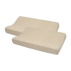 Meyco Aankleedkussenhoes Uni - 2 Stuks - Taupe Hot