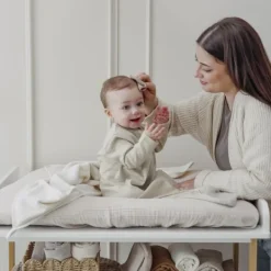 Meyco Aankleedkussenhoes - Pre-Washed - Sand - 85 x 75 cm - Hydrofiel Best