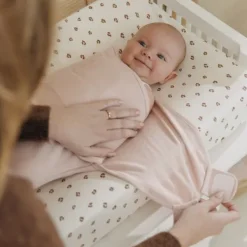 Meyco Aankleedkussenhoes Print - Jersey - Branches - Sand - 50 x 70 cm Outlet