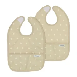 Meyco Baby Gingko Slab met Opvangbakje - 2-Pack - Soft Sand Sale