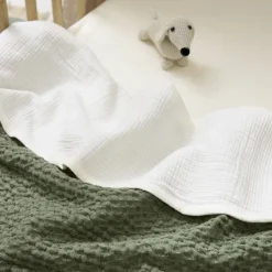 Meyco Baby hydrofiel ledikantlaken - Naturel - 100x150 cm