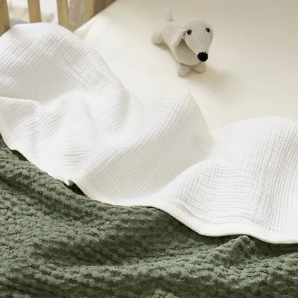 Meyco Baby hydrofiel ledikantlaken - Naturel - 100x150 cm