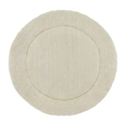 Meyco Baby Knots Boxkleed Rond - ⌀95cm - Soft Sand