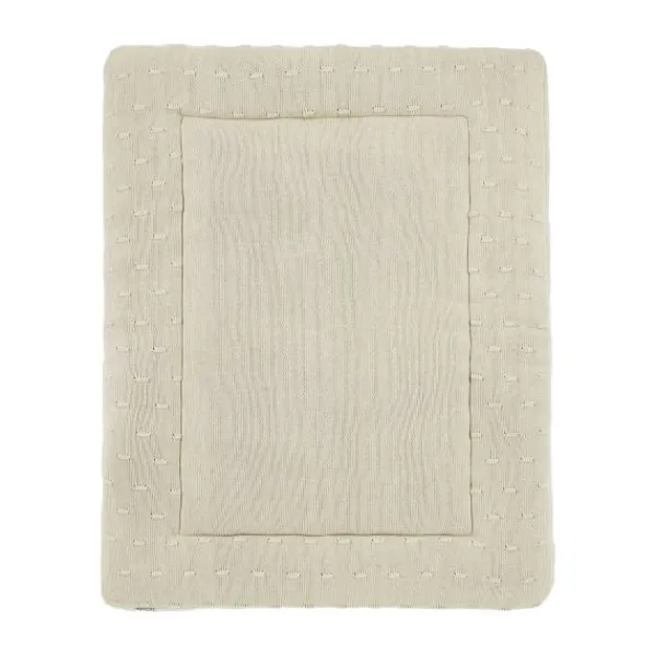 Meyco Baby Knots Boxkleed - 77 x 97 cm - Soft Sand New