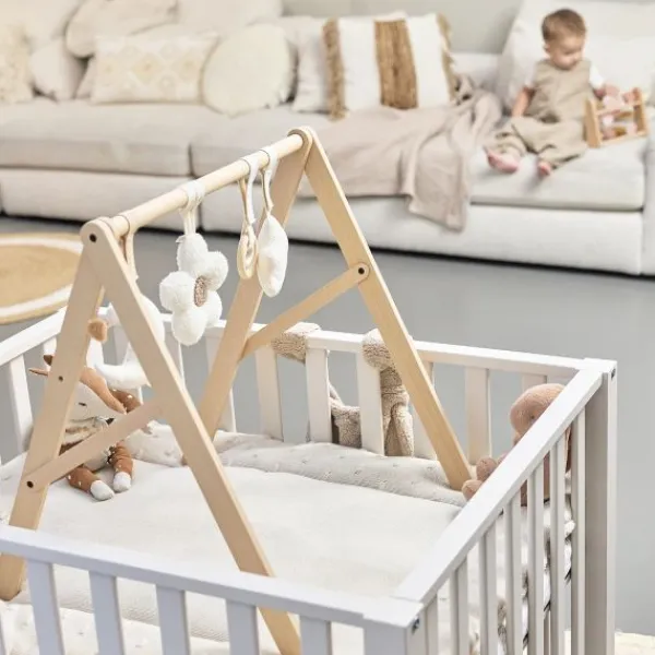 Meyco Baby Knots Boxkleed - 77 x 97 cm - Soft Sand New