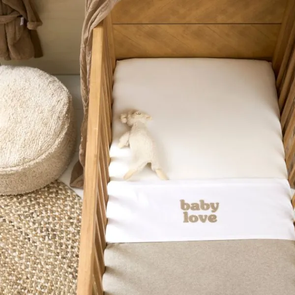 Meyco Baby Love Wieglaken - 75 x 100 cm - Sand Melange Sale