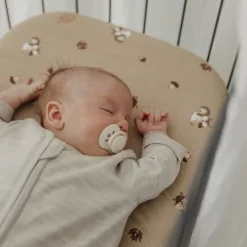 Meyco Baby Slaapzak - Studio - 70 cm - Merinowol - Sand Melange Zand Outlet