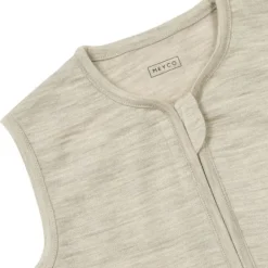 Meyco Baby Slaapzak Jumper - Studio - Merinowol Sand Melange - 92 cm Zand Outlet