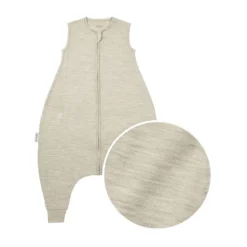 Meyco Baby Slaapzak Jumper - Studio - Merinowol Sand Melange - 92 cm Zand Outlet