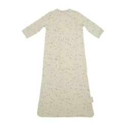 Meyco Baby Slaapzak Met Mouwen Rib Mini Spot - Sand Melange - 70 cm Outlet