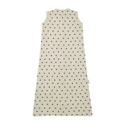 Meyco Baby Sweet Heart Zomerslaapzak - 60 cm - Soft Sand/Black New