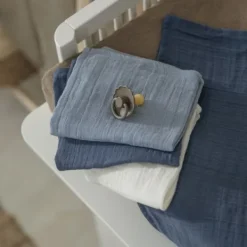 Meyco Baby Uni Inbakerdoek - 2 Stuks - Soft Sand/Greige Hot