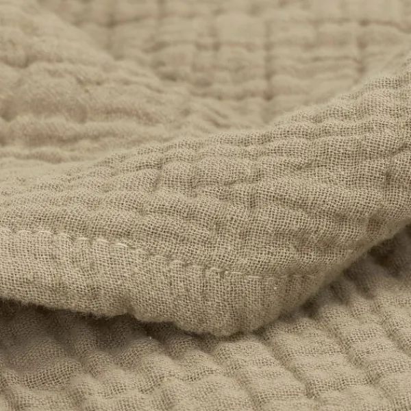 Meyco Baby Uni Pre-Washed Hydrofiel Ledikantlaken – 100x150 cm - Greige Clearance