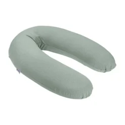 Meyco Baby Uni Relaxhoes Voedingskussen - Pre-Washed Hydrofiel - Soft Olive Outlet