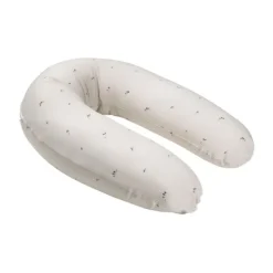 Meyco Baby Uni Relaxhoes Voedingskussen - Pre-Washed Hydrofiel - Soft Olive Outlet